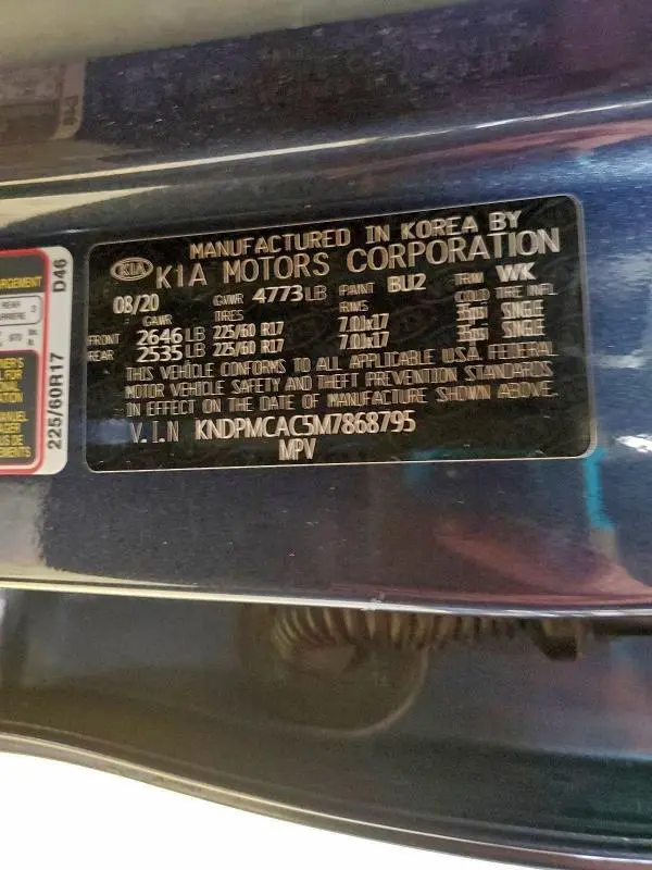 2021 KIA SPORTAGE LX  