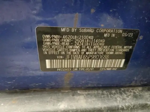 2023 SUBARU WRX PREMIUM  