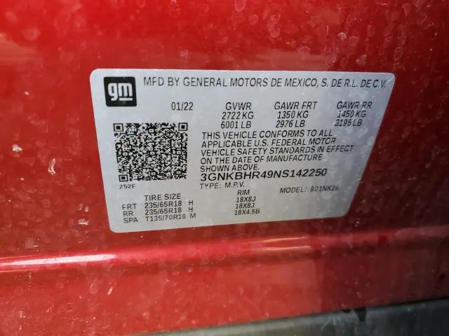 2022 CHEVROLET BLAZER 2LT  