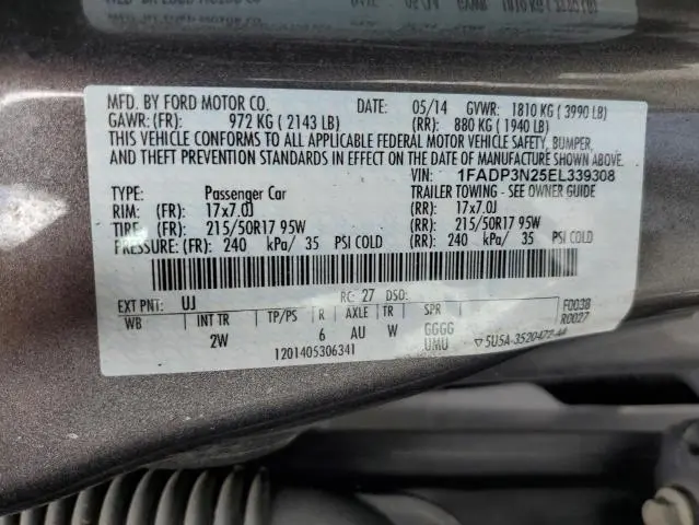 2014 FORD FOCUS TITANIUM  