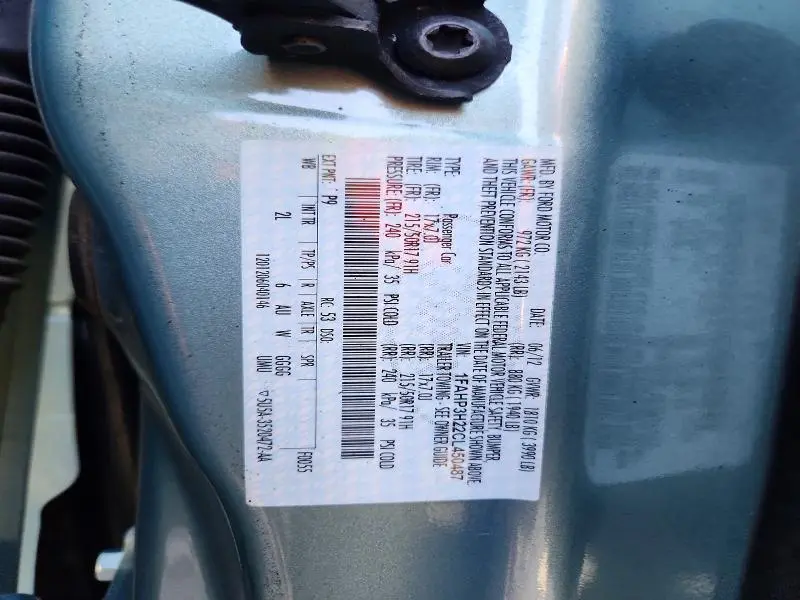 2012 FORD FOCUS SEL  