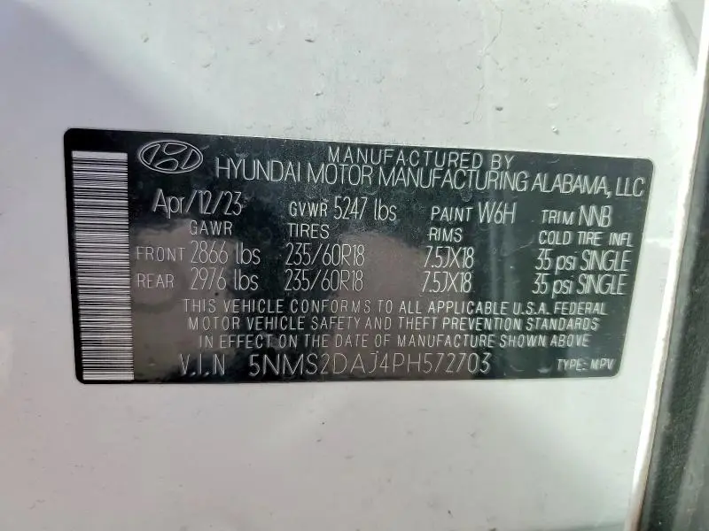 2023 HYUNDAI SANTA FE SEL  