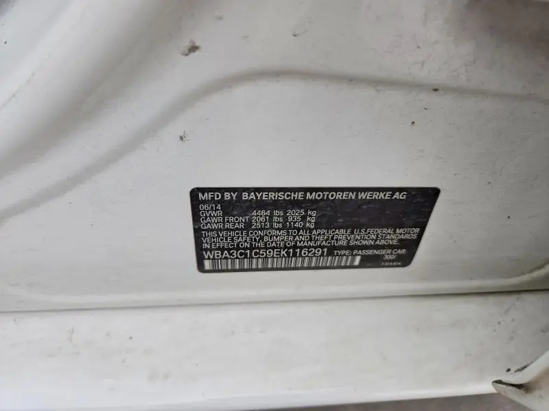 2014 BMW 328 I SULEV  
