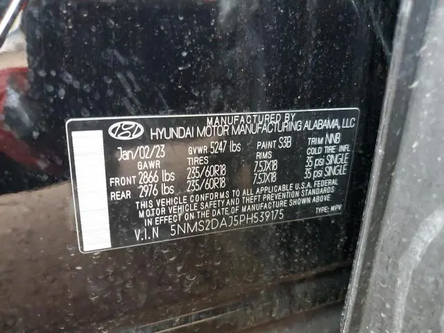 2023 HYUNDAI SANTA FE SEL  