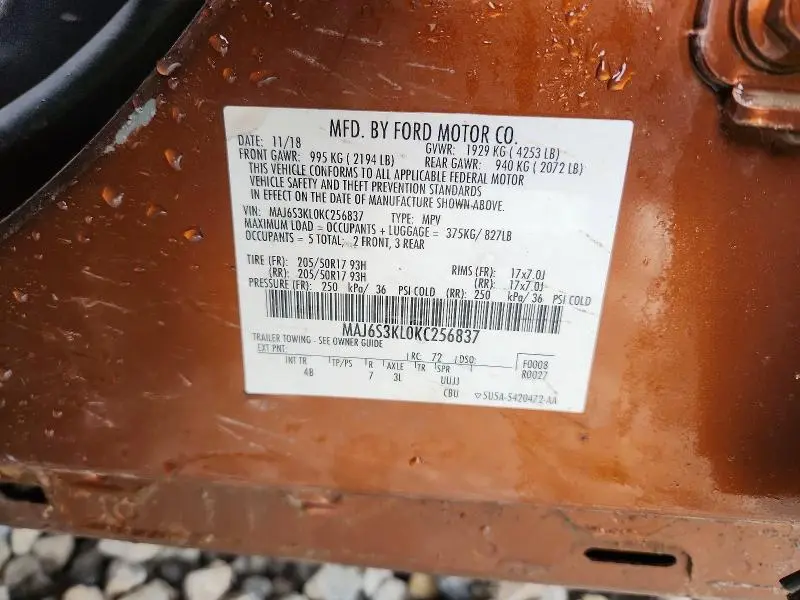 2019 FORD ECOSPORT TITANIUM  