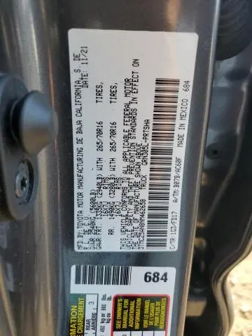 2022 TOYOTA TACOMA DOUBLE CAB  