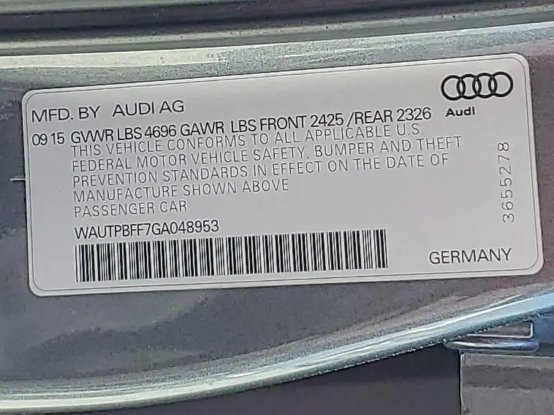 2016 AUDI A3 E-TRON PREMIUM PLUS  