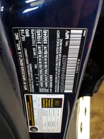 2017 MERCEDES-BENZ GLE 350 4MATIC  