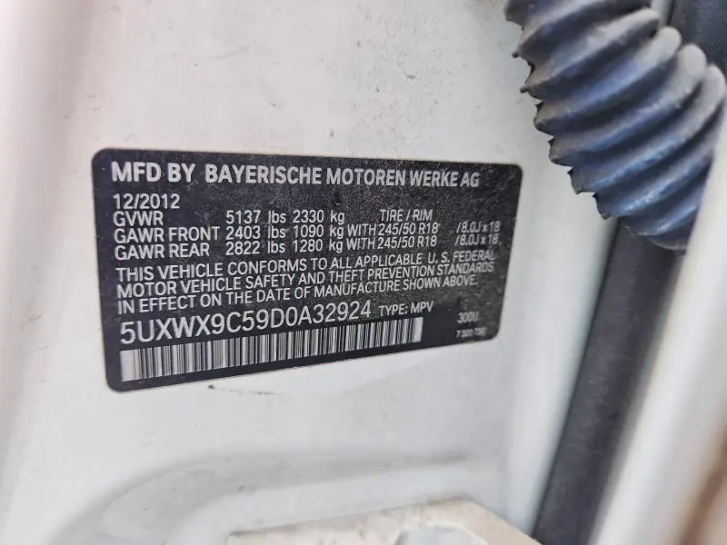 2013 BMW X3 XDRIVE28I  