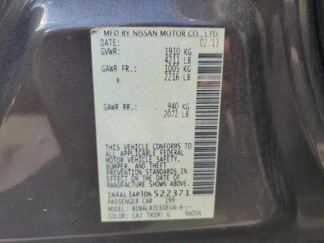 2013 NISSAN ALTIMA 2.5  