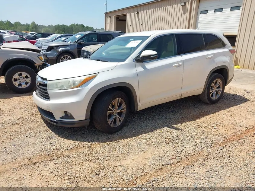 2015 TOYOTA HIGHLANDER LE PLUS V6