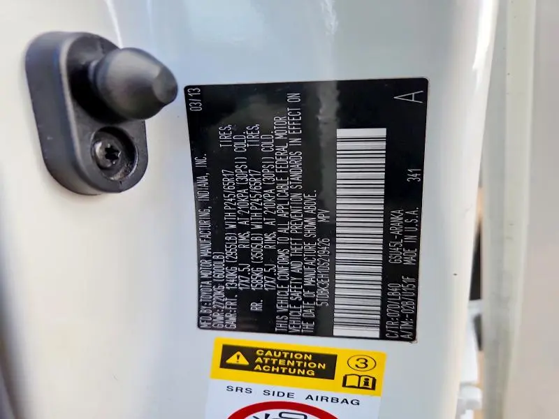 2013 TOYOTA HIGHLANDER BASE  