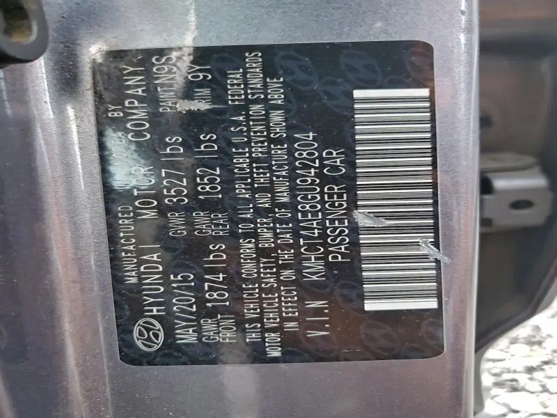 2016 HYUNDAI ACCENT SE  