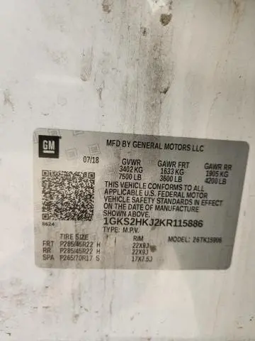 2019 GMC YUKON XL DENALI  