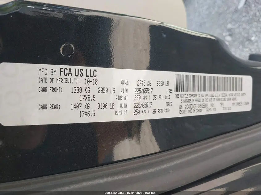 2019 DODGE GRAND CARAVAN SXT