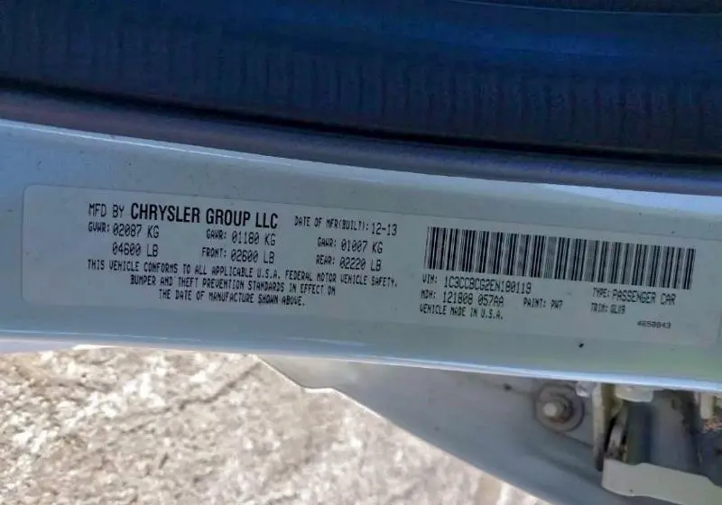 2014 CHRYSLER 200 LIMITED  