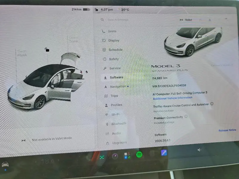 2020 TESLA MODEL 3   