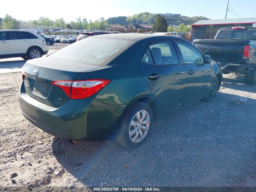 2016 TOYOTA COROLLA LE