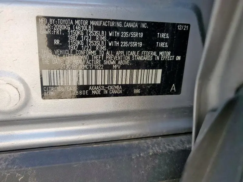 2021 TOYOTA RAV4 XLE PREMIUM