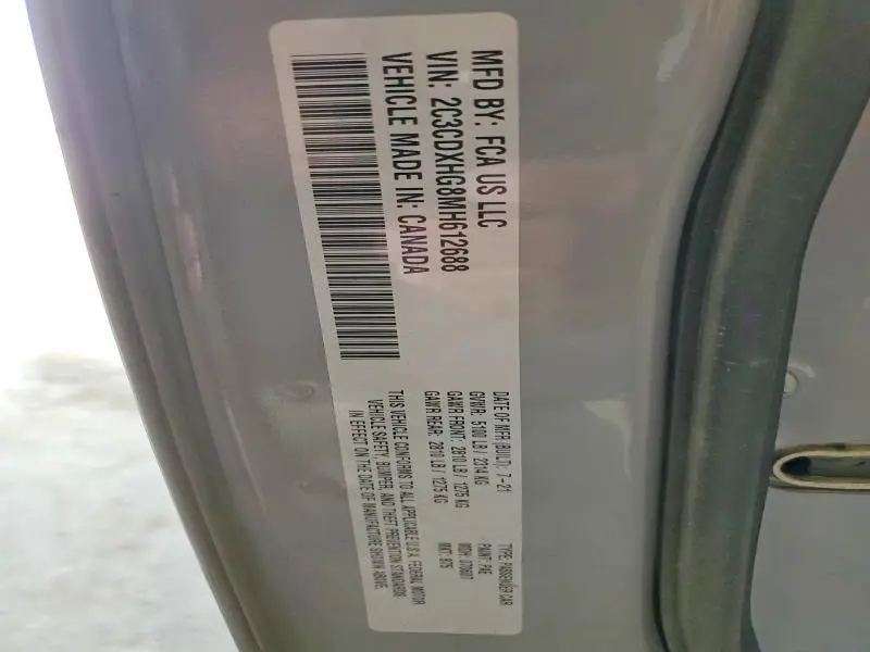 2021 DODGE CHARGER GT  