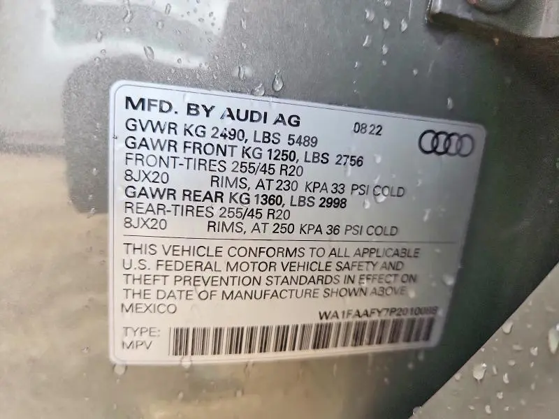 2023 AUDI Q5 PRESTIGE 45  