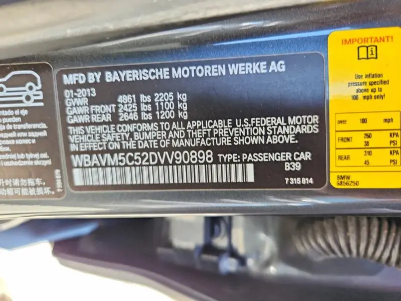 2013 BMW X1 XDRIVE35I  