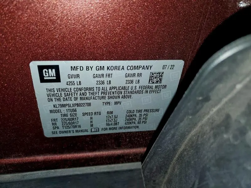 2023 CHEVROLET TRAILBLAZER LT  