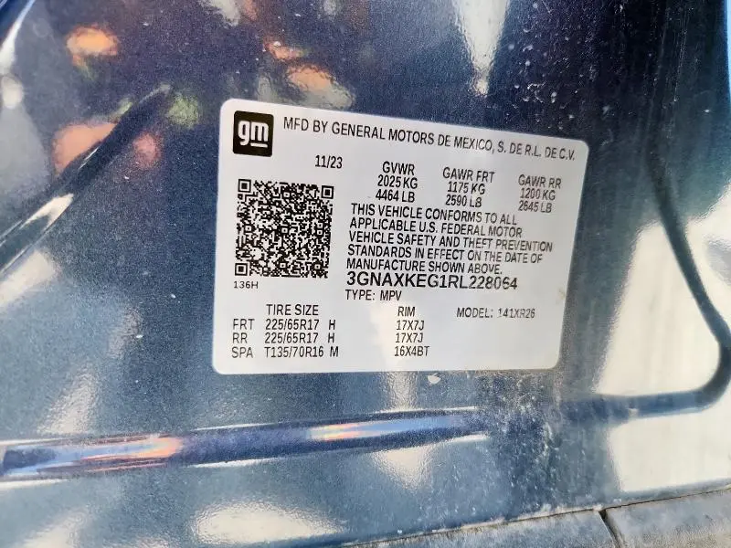2024 CHEVROLET EQUINOX LT  