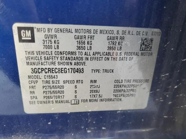 2014 CHEVROLET SILVERADO C1500 LT  