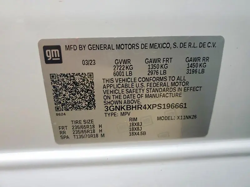 2023 CHEVROLET BLAZER 2LT  