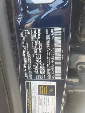 2017 MERCEDES-BENZ GLE 350  