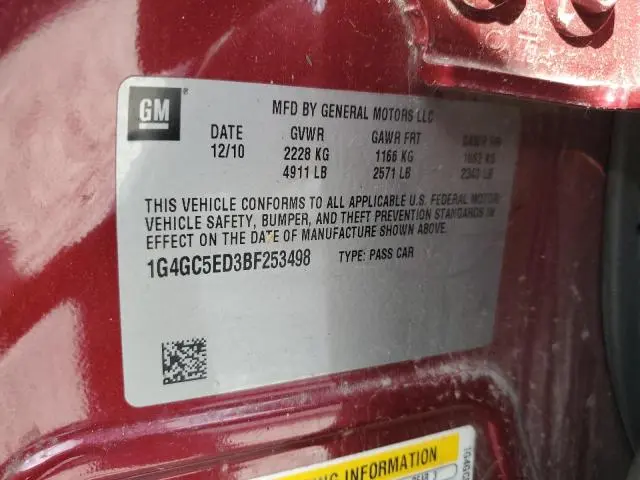 2011 BUICK LACROSSE CXL  