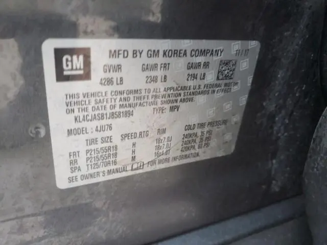 2018 BUICK ENCORE PREFERRED  