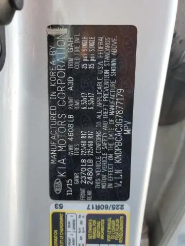 2016 KIA SPORTAGE LX  