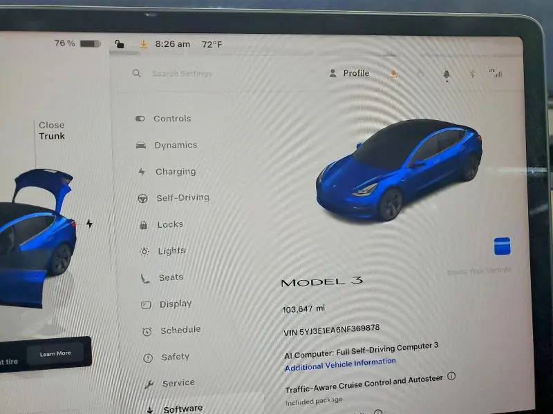 2022 TESLA MODEL 3   