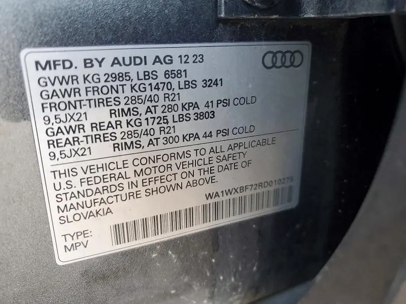 2024 AUDI Q7 PRESTIGE S-LINE  