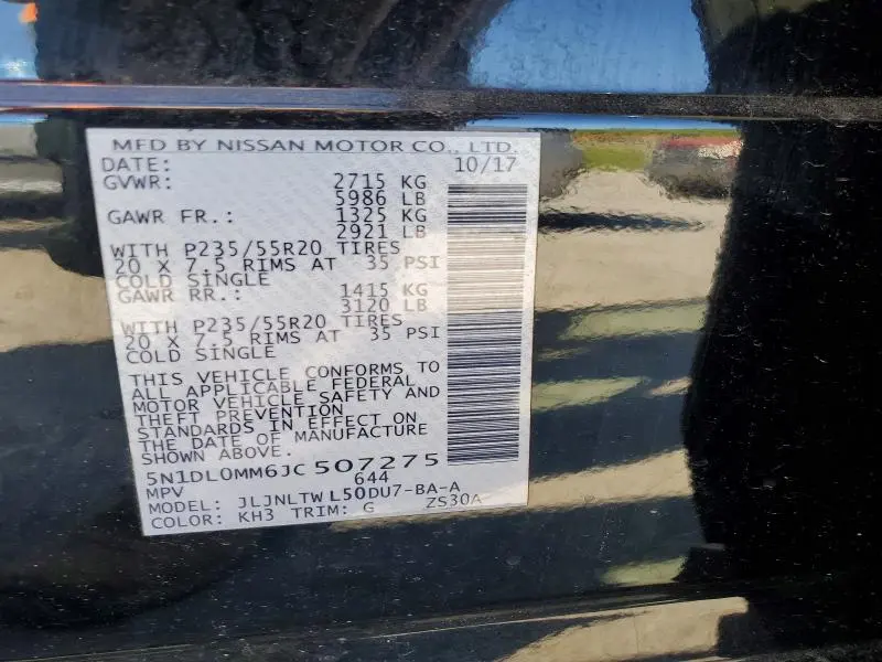 2018 INFINITI QX60 BASE  