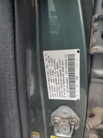 2010 HONDA ACCORD EXL  