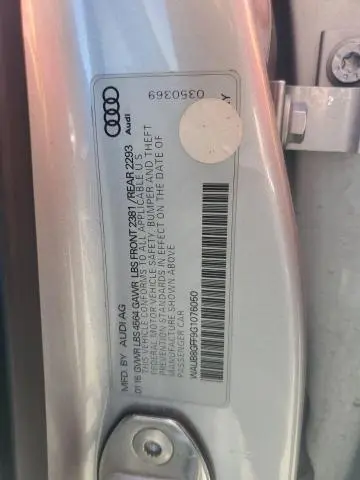 2016 AUDI A3 PREMIUM  