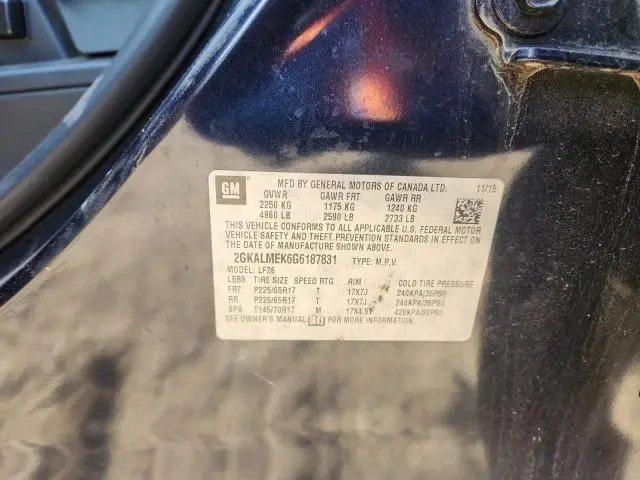 2016 GMC TERRAIN SLE  