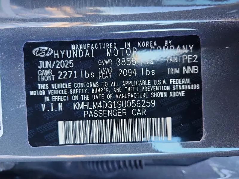 2025 HYUNDAI ELANTRA SEL SPORT  