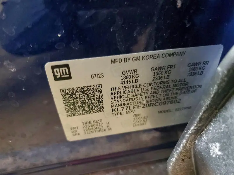 2024 CHEVROLET TRAX LS  