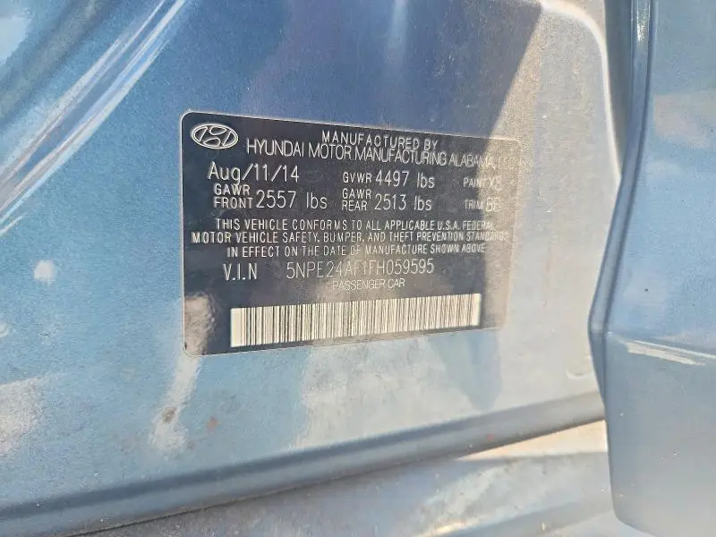 2015 HYUNDAI SONATA SE  