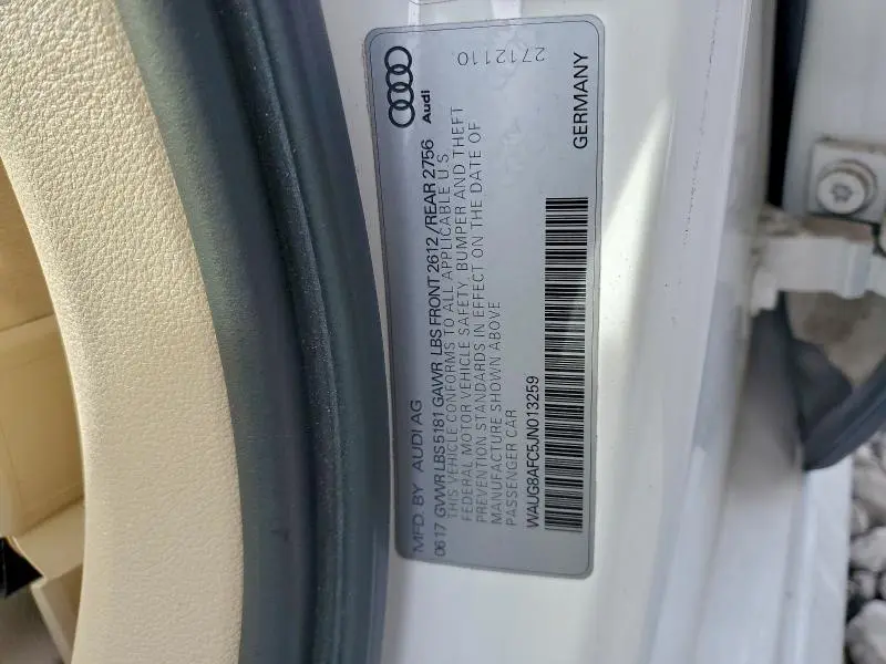 2018 AUDI A6 PREMIUM PLUS  