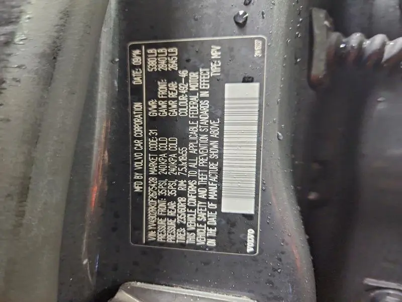 2015 VOLVO XC60 T6 PREMIER  