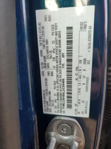 2020 FORD ESCAPE SEL  