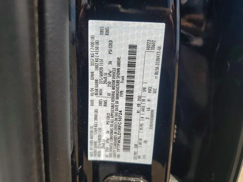 2024 FORD F150 XLT  