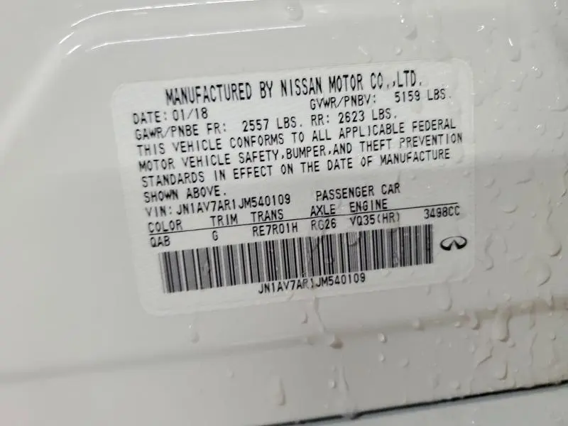 2018 INFINITI Q50 HYBRID LUXE  