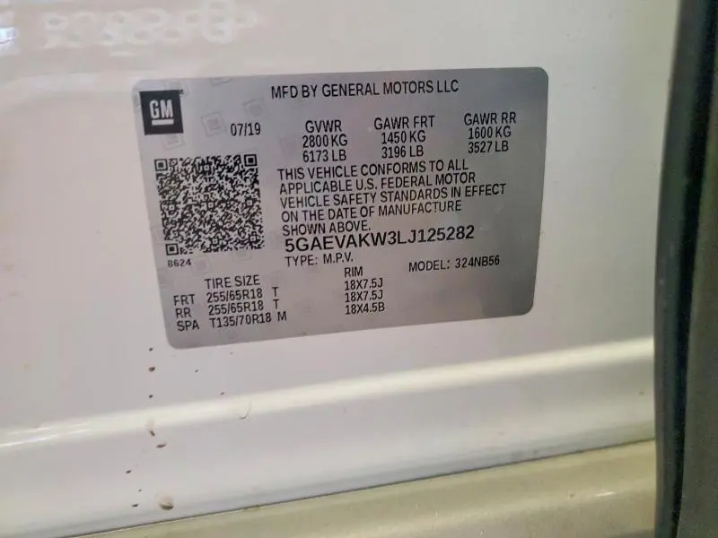 2020 BUICK ENCLAVE ESSENCE  