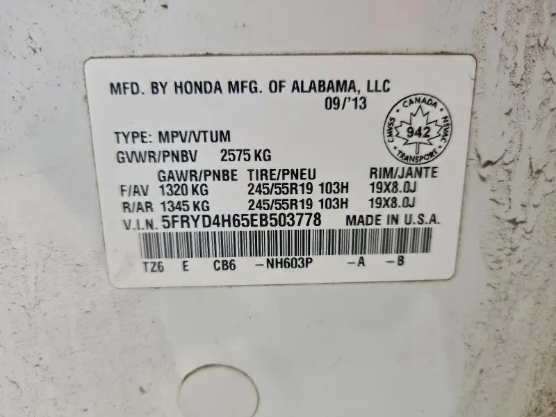 2014 ACURA MDX TECHNOLOGY  